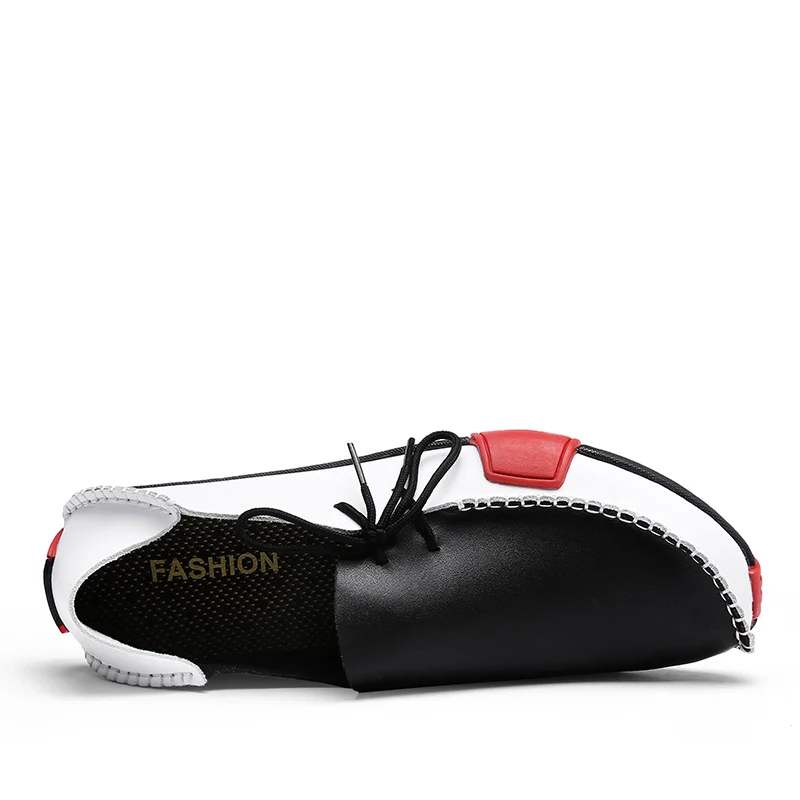 Factory Wholesale Italy Handwork Stitch Design Autumn Spring Soft Leather Upper Driving Shoes Loafers Men