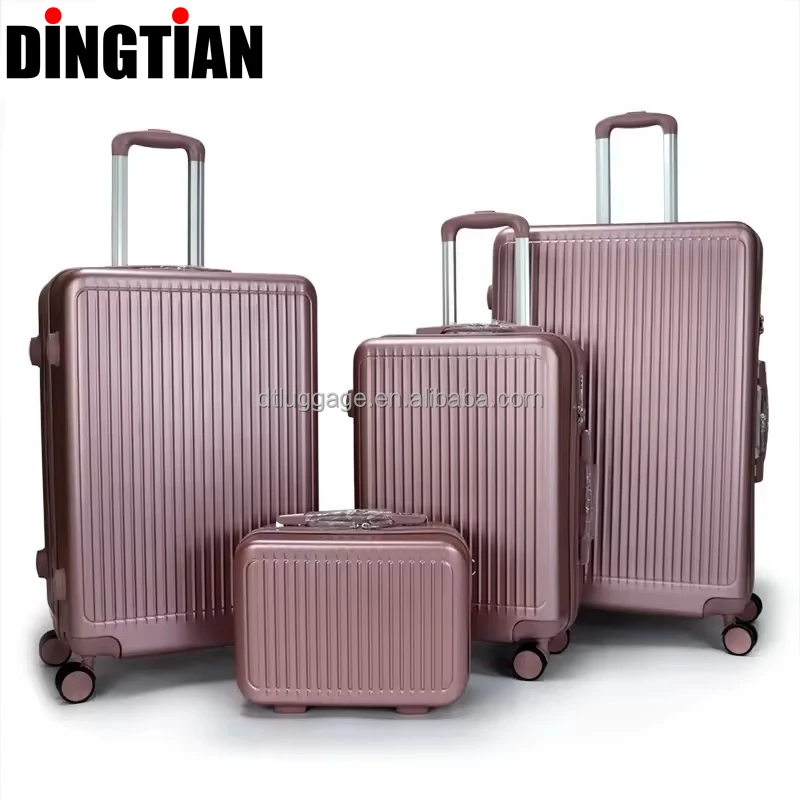 Large Capacity 20-Inch Unisex Spinner Luggage PC Material Explosion-Proof Zipper Suitcase Silent Universal Wheel Boardable Case