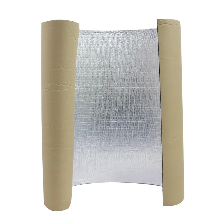 Factory Aluminum Foil Foamed rubber Heat-insulation  Flame Retardant Heatproof Panel Thermal Insulation Material