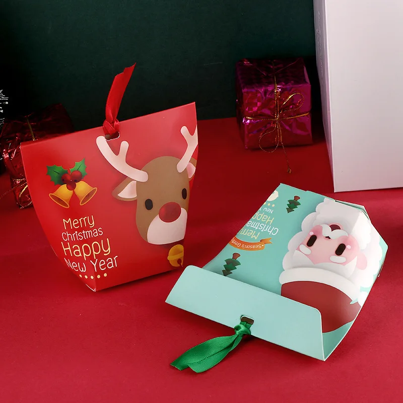 Cheap luxury color printing packaging Wholesale candy Christmas gift paper boxes