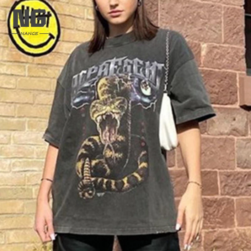 custom High quality 230Gsm oversized vintage heavyweight customized tshirt printing organic cotton wash T Shirt