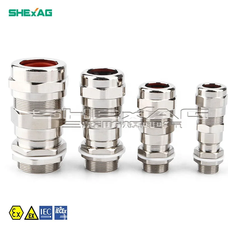 Free Sample m40x15 dual-sealing cable glands explosionproof cable gland india