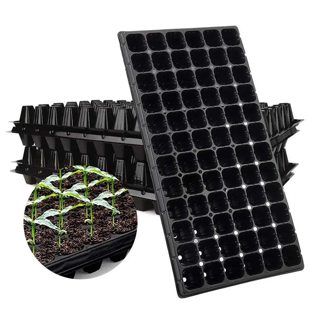 Wholesale Durable 21 32 50 72 105 128 Cells Seed Plant Germination Vegetables Flower Growing Tray Garden Seedling Nursery Trays