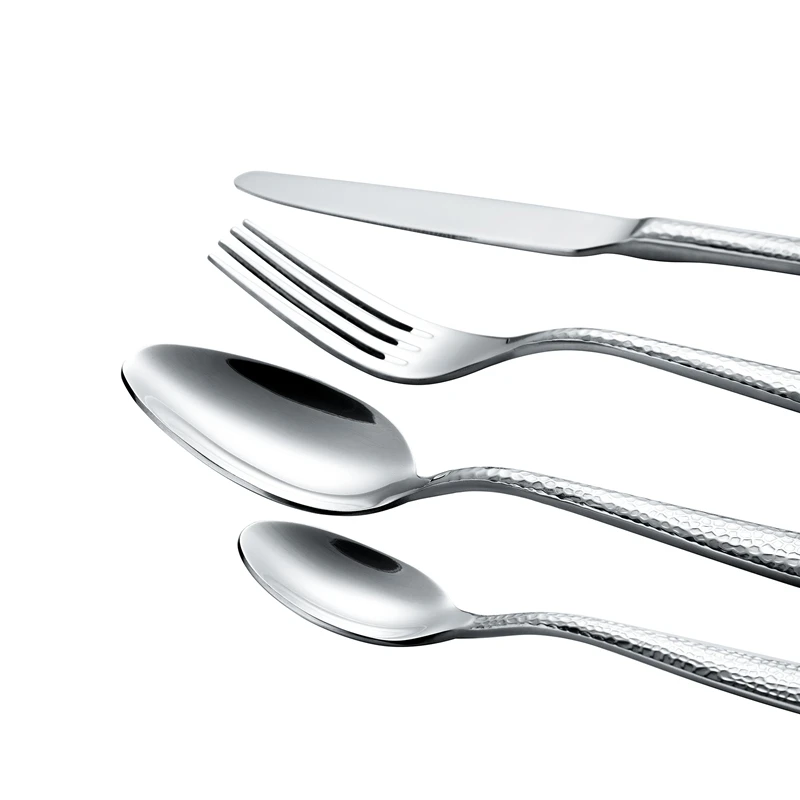 
gold and silver spoon flatware set with gift box flatware, knives & cutlery 