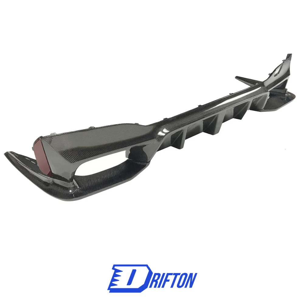 3D Style Dry Carbon Fiber Rear Diffuser For BMW 5 Series G30 Body Kit