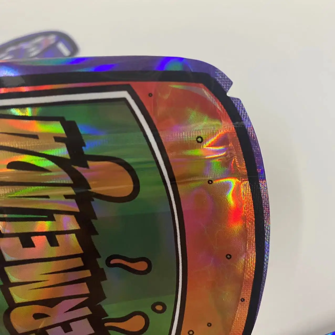 Customized Wholesale Die Cut  7G Plastic Special Shaped  Smell Proof  Aluminum  Foil Candy Packaging Edible Mylar Cali Bags