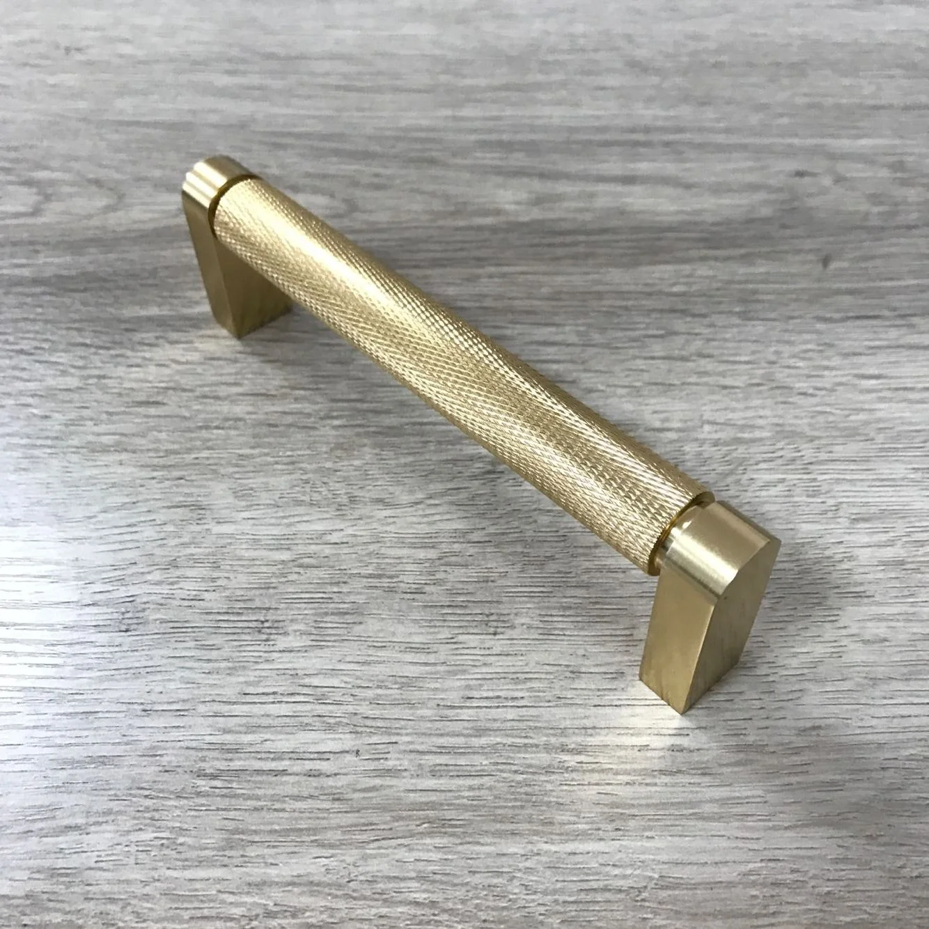 D3097 Brass Gold Furniture Cabinet Knurled Handle