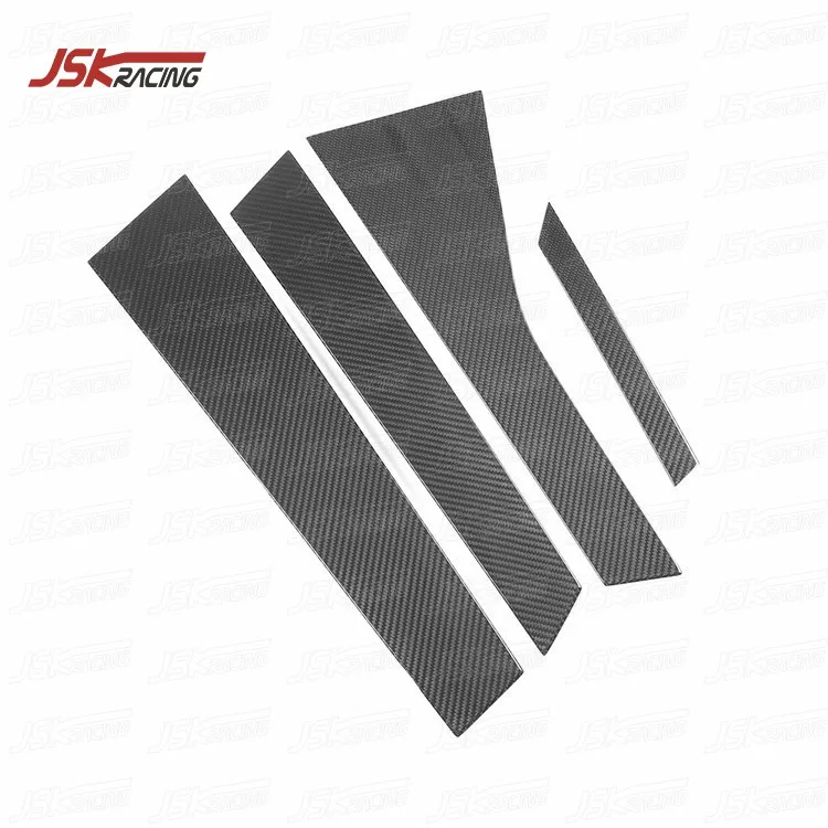 DRY CARBON FIBER B C PILLAR (8 PCS) FOR 2014-2017 PORSCHE MACAN