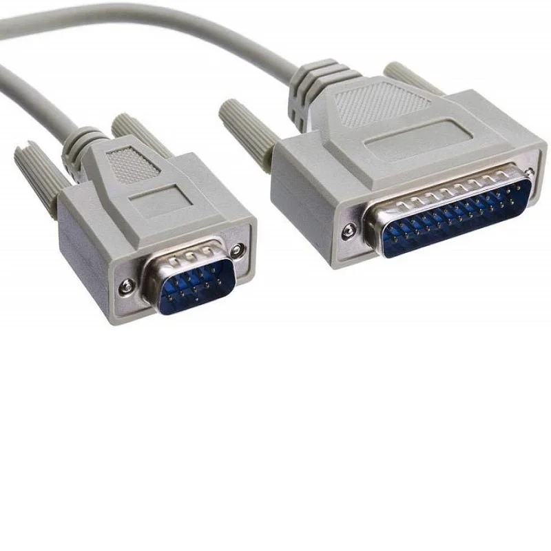 Кабель связи d-sub 9pin 15pin 25pin db 25 мужчина к db 9 Мужской кабель