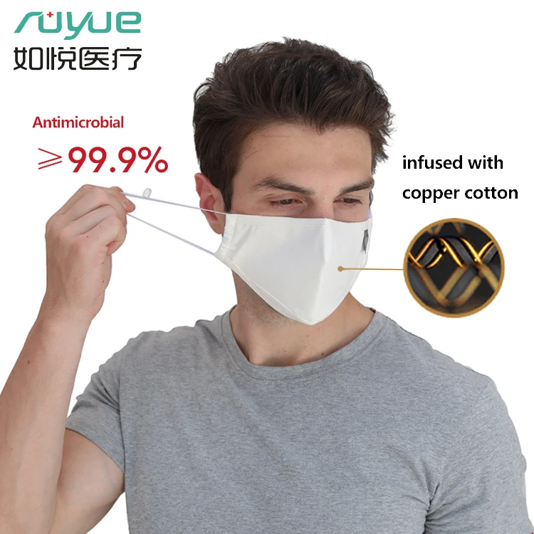 
Hospital Fashion Mascarilla Negra Female Ffp2 Dust Cloth Cotton Fabric Face Mask with Filter Ruyue Oem Reuseable Facemask China 