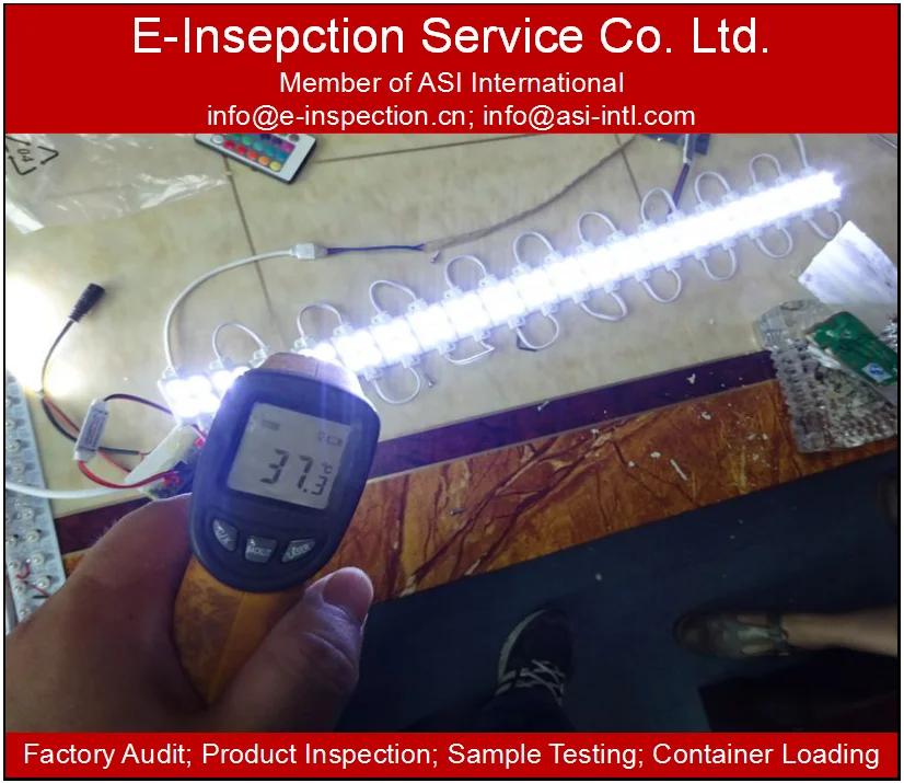 China Zhejiang Product quality inspection Led light inspection service