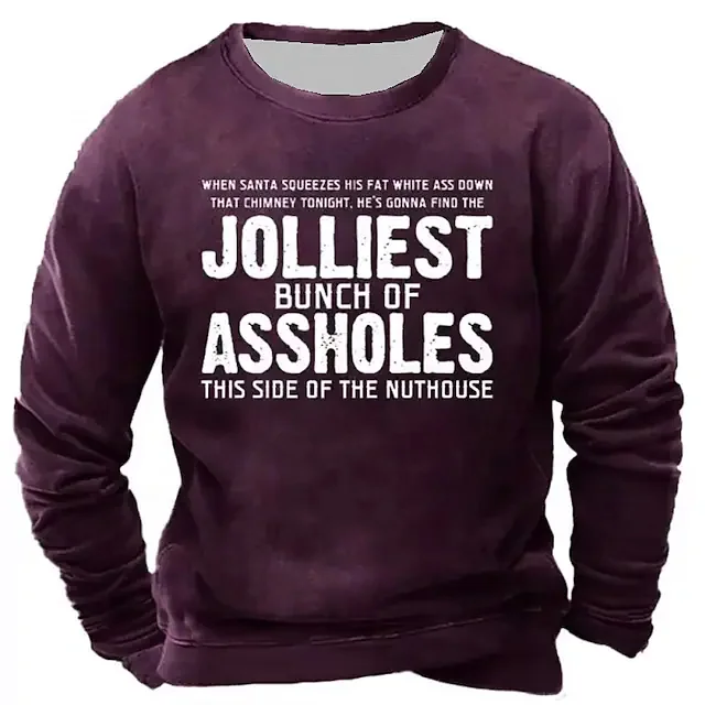 Unisex Sweatshirt Pullover Green Blue Purple Brown Gray Graphic Letter Print Sweatshirt Basic Vintage Crew Neck T Shirts Apparel