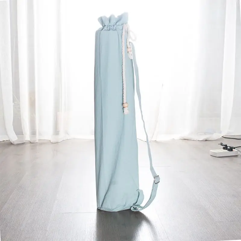 
Alibaba Large cheap yoga mat tote carrier cover bag for yoga bag, Custom Logo Travel Carry Cotton Canvas Yoga Mat Bag 