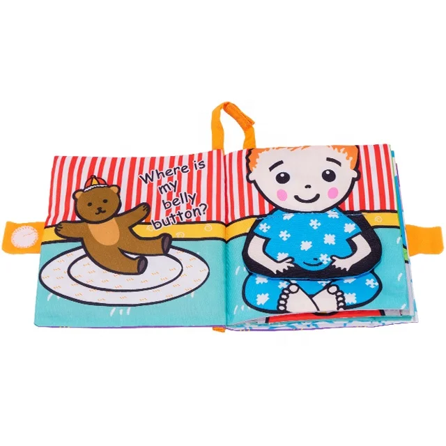 Jollybaby детская фетровая бумага тканевая книга для раннего развития