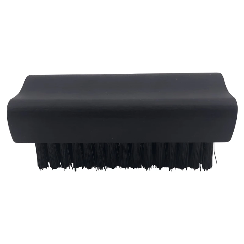
High Quality Curved Shape Wooden Hard Nylon Bristle Shoe Polishing Brush 