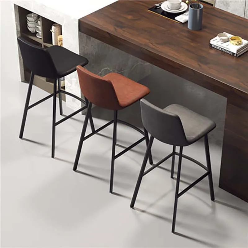Chair Bar Counter Wholesale French Tall Table Restaurant Furniture Iron Luxury High Modern Black Metal Stool Chair Bar