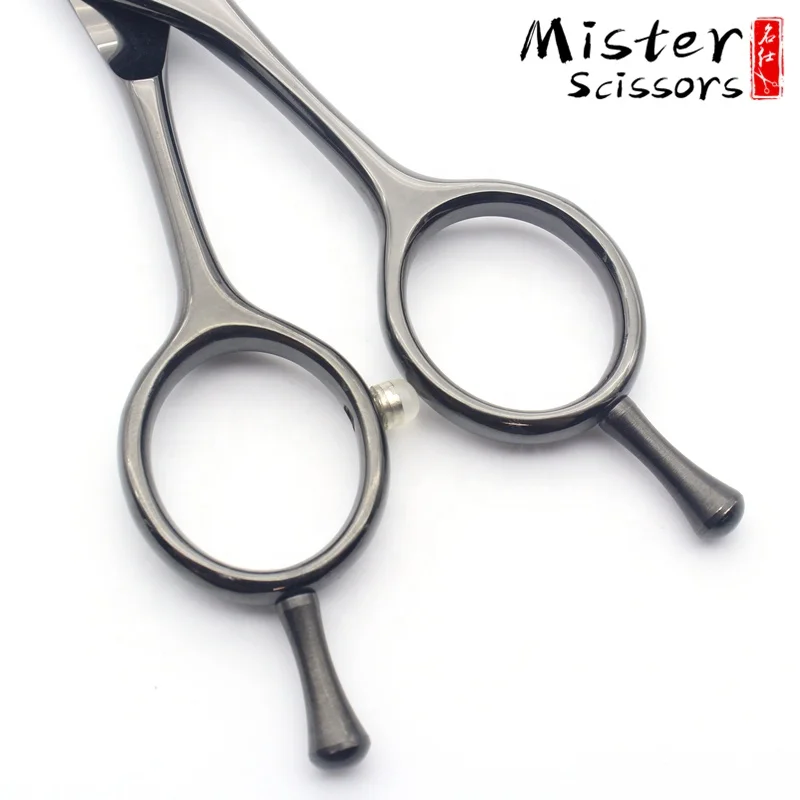 
Black Titanium Professional Pet Dog Grooming Curved Thinning Scissors 7.25 inch 440C Stainless Steel 