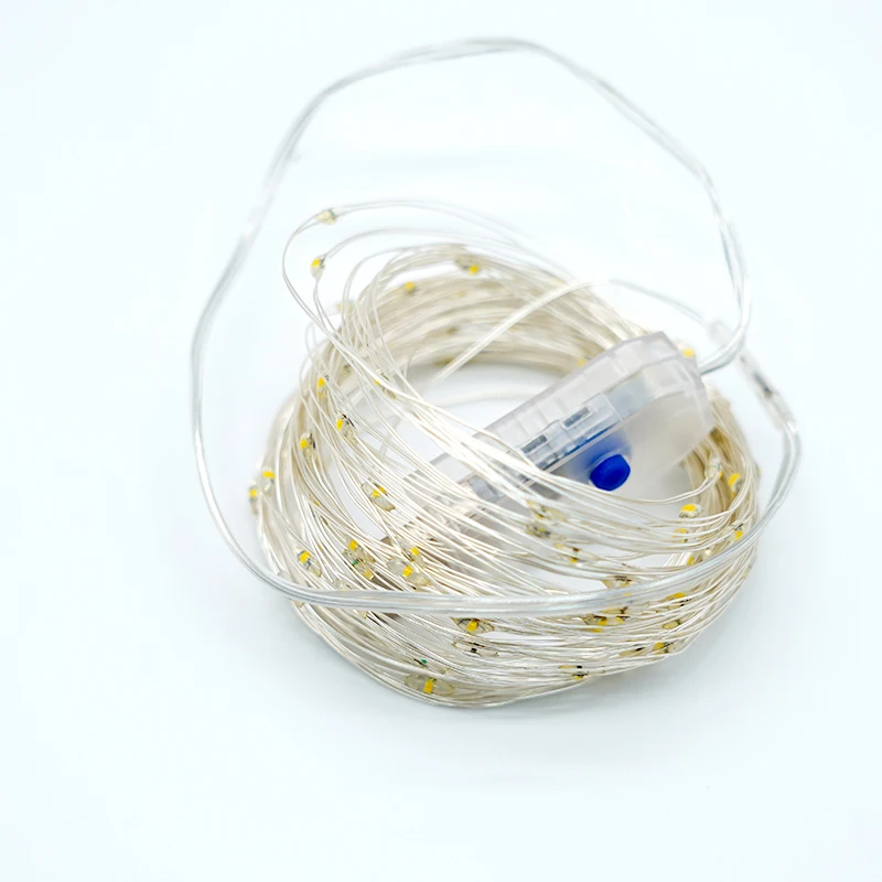 
5V USB 5M 50LED 4-siliver wire Waterproof Dimmable Decorative Fairy LED String Lights with Remote Control LED Fairy light 