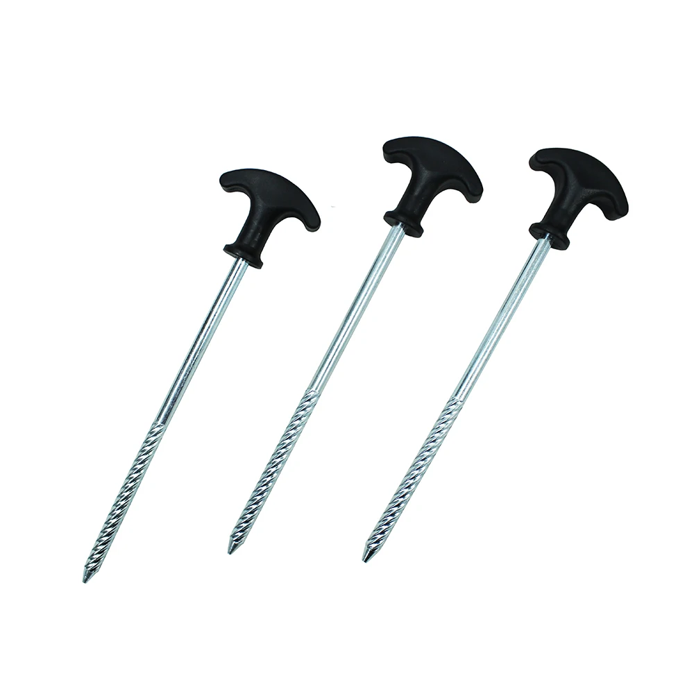 Tianye outdoor camping titanium stainless steel iron tent peg plastic tent nail