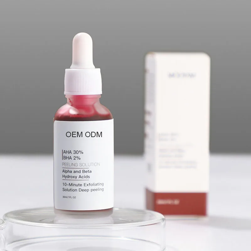 Private Label Hyaluronic Acid Hydrating Face Serum Exfoliating Glowing Skin Care Product for Body Lips Shrinking Pores Daily Use