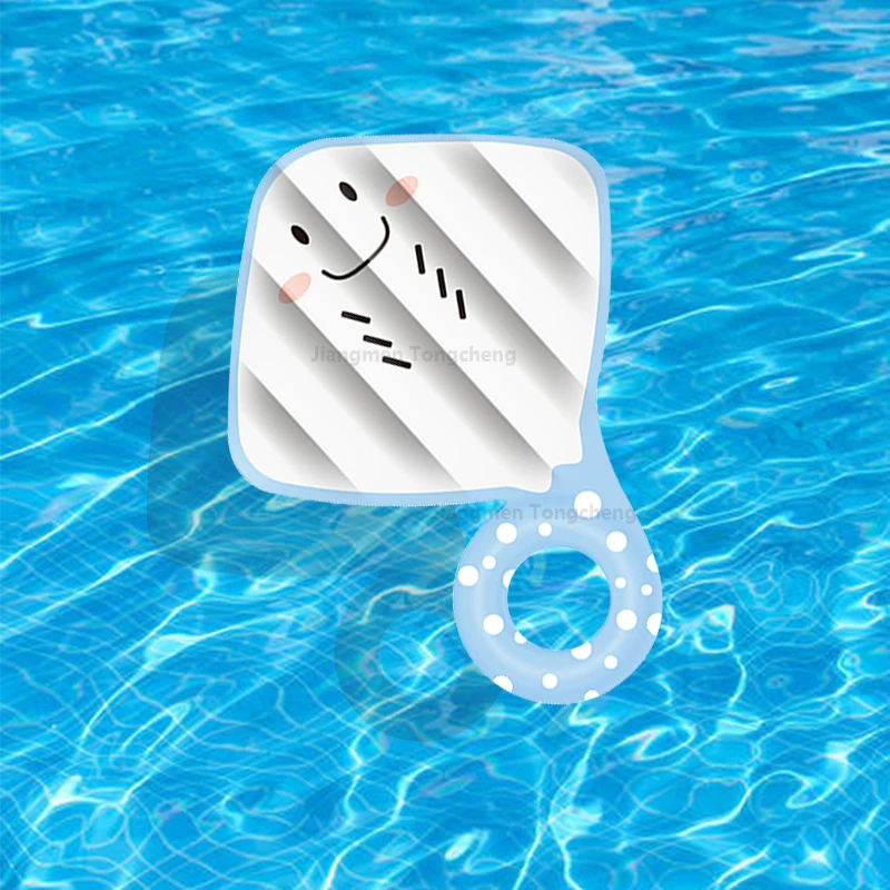 Custom new creative double PVC swimming ring couple swim circles Parent Child inflatable pool float