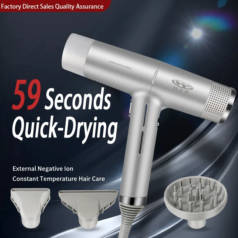 1700W Professional Hair Dryer with Diffuser Ionic Conditioning - Powerful Fast Hair dryer Blow Dryer AC Motor Heat Hot and Cold