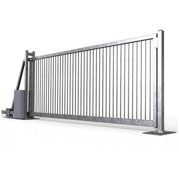 Competitive Price Electric Cantilaver Gate China Factory Outdoor House Aluminum Gates Metal Security Entrance Gate