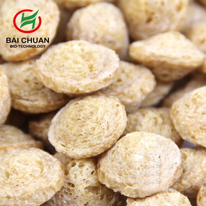 Food Additive Vegetable texuted Protein  Organic Tvp cheap high quality Non-gmo Halal MUI 65% high protein