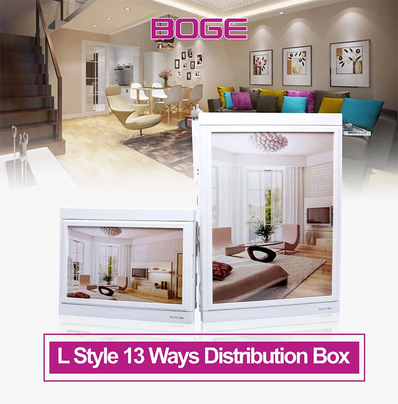  BOGE L Style 13 Ways Power Flush Mounted plastic electrical box