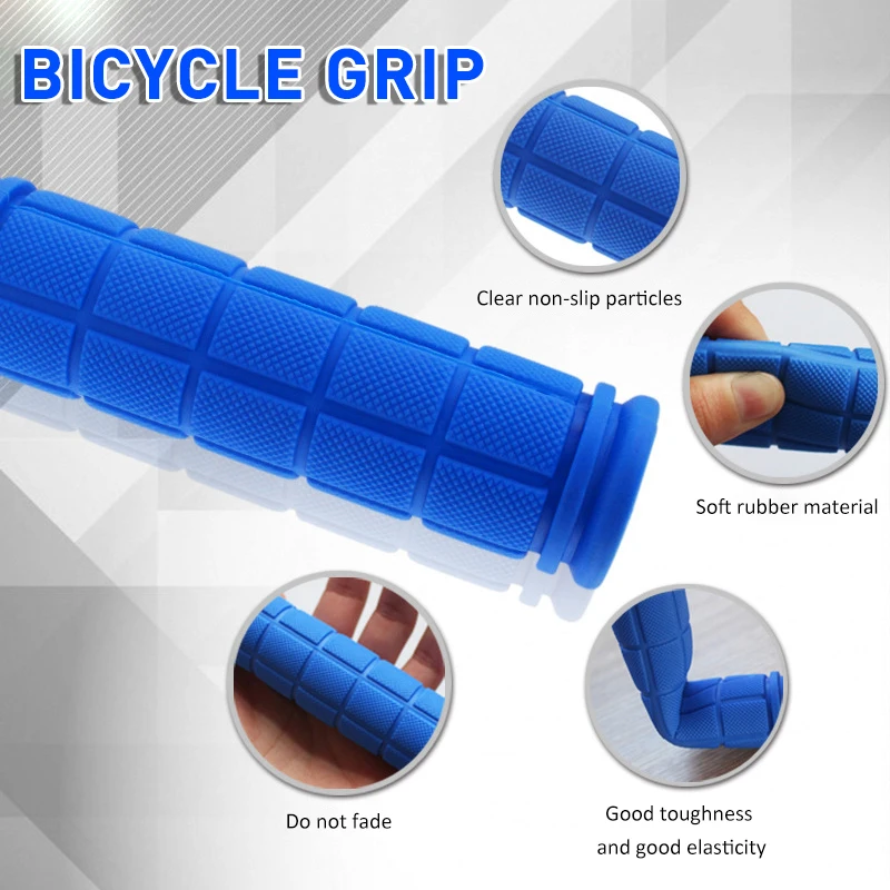 Bicycle Parts Rubber Anti-slip Mountain Bike Grips Cover MTB Road Bicycle Handlebar Grips