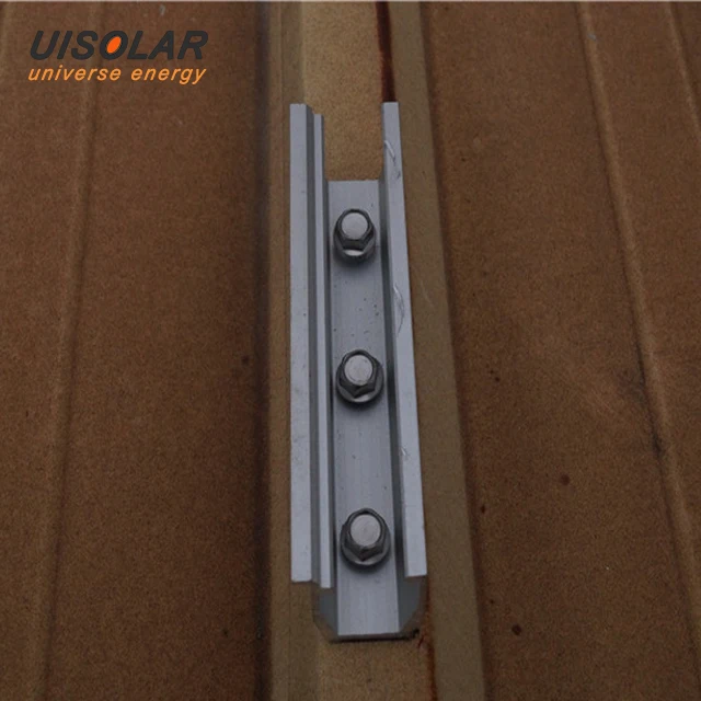 Trapezoidal Roof Mounting for solar mounting system without rail