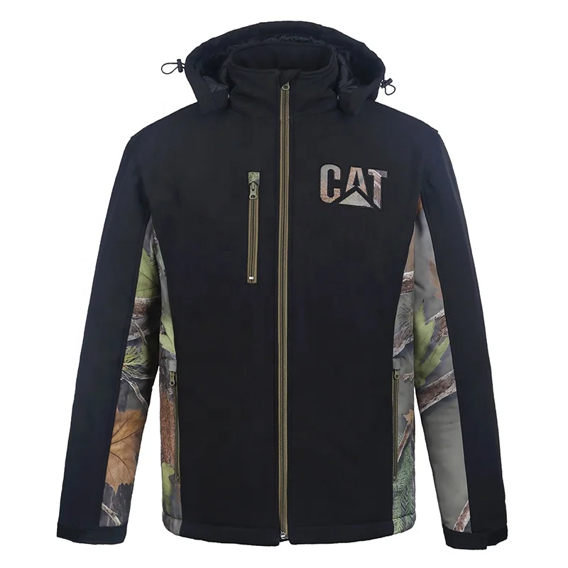 Мужская зимняя куртка-бомбер, водонепроницаемая камуфляжная куртка с капюшоном и капюшоном