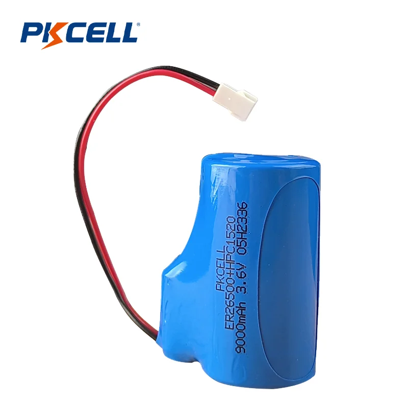 hot sale 3.6v c size lithium primary battery ER26500+hpc1520 9000mAh non rechargeable disposable battery for LORA IOT WIRELESS
