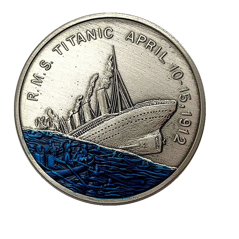 Titanic Collectible Souvenir Coin The Titanic Wreck Heritage Commemorative Coin