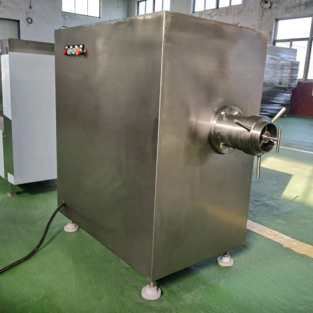 Professional automatic frozen meat mincer stainless steel heavy duty meat grinder powerful industrial electric meat grinder