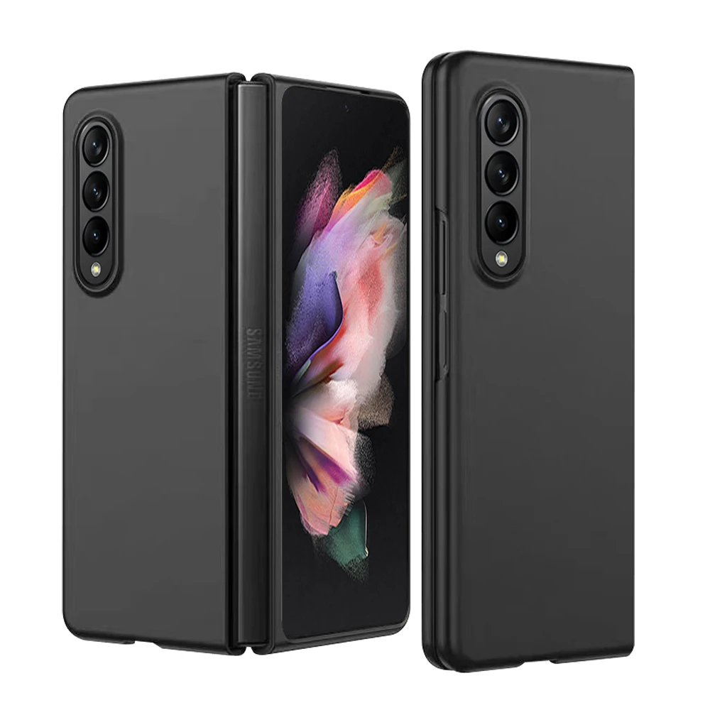 Original GKK Luxury Tempered Glass Leather Case For Sam-Sung Galaxy Z Fold 4 Full Protection Z Fold 3 Magnetic Stand Hard Cover