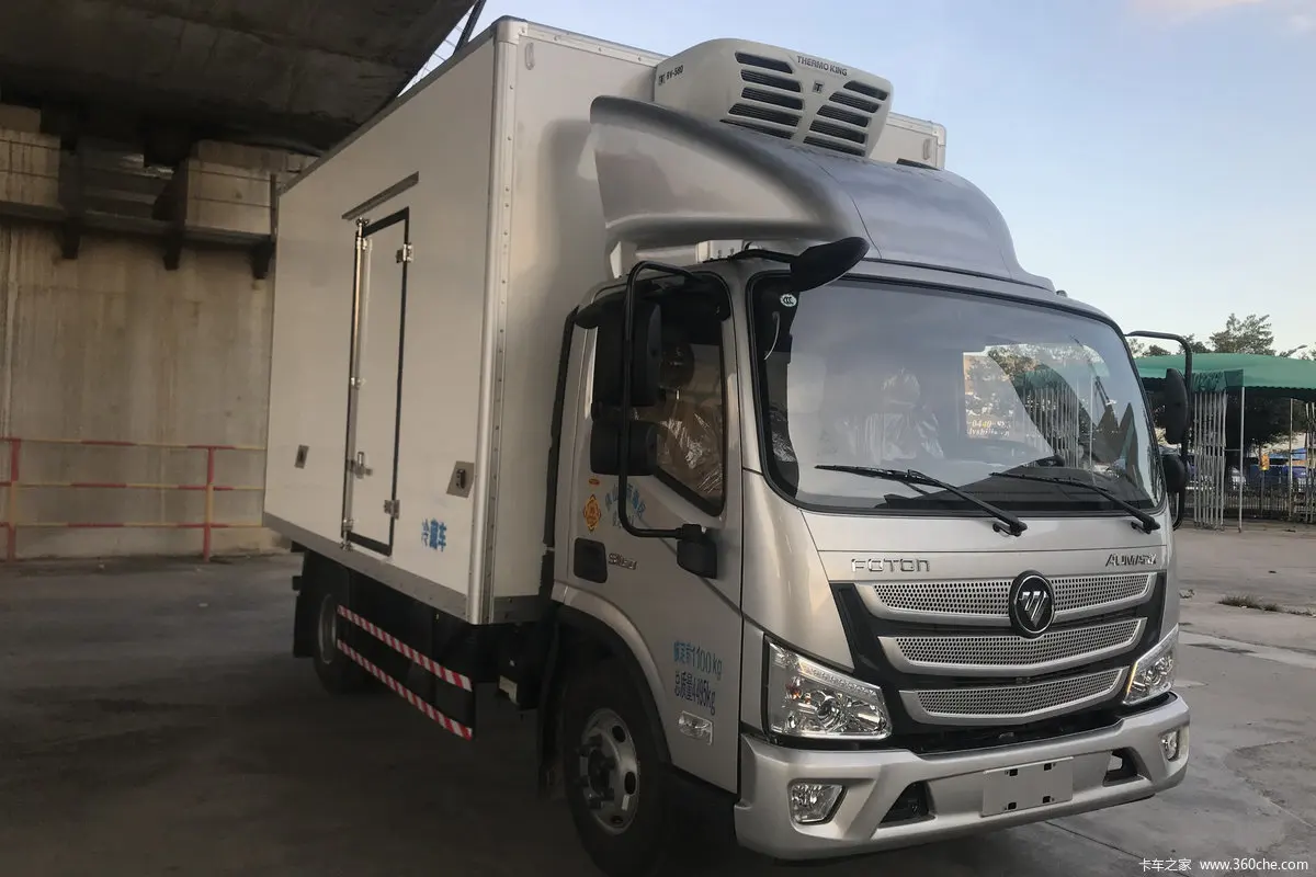 Высокопроизводительный Foton Oumako S1 Cummins 156 лошадиных сил 4 08 метр широкий кузов рефрижератор 10 тонн грузовой морозильник фургон мясо