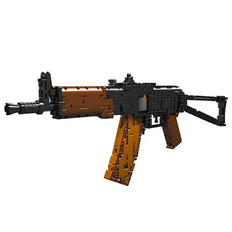 Формовочная установка King 14020 AKS-74U ракетная строительные блоки наборы военного оружия модель конструктор игрушка для детей