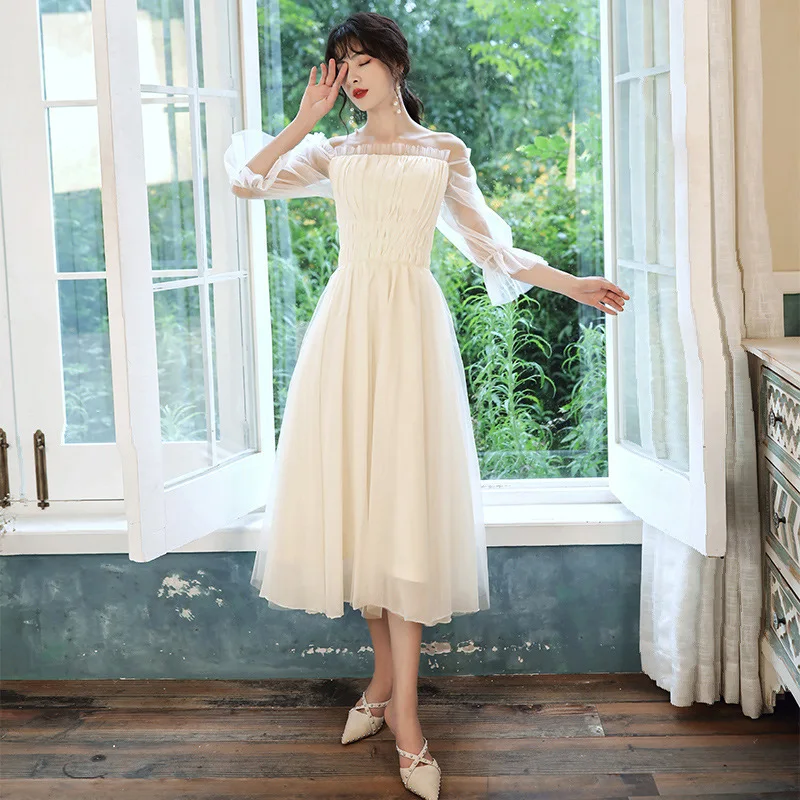 Bridesmaid Wedding Mermaid Bridal Gowns Dress