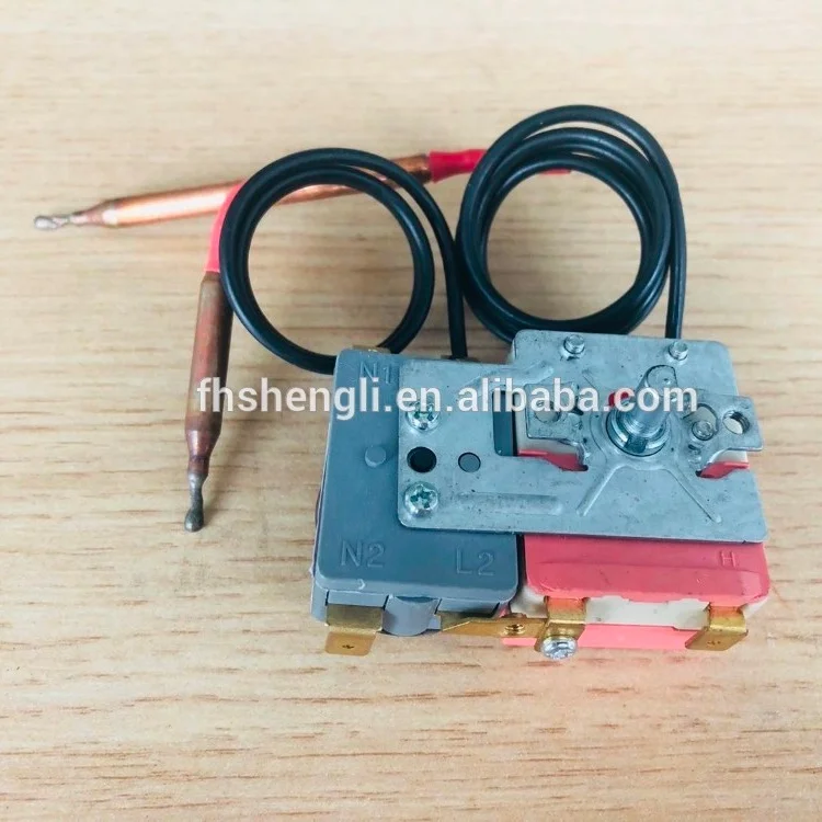 Двойной капиллярный трубчатый термостат с ручным сбросом WNC-33 350C