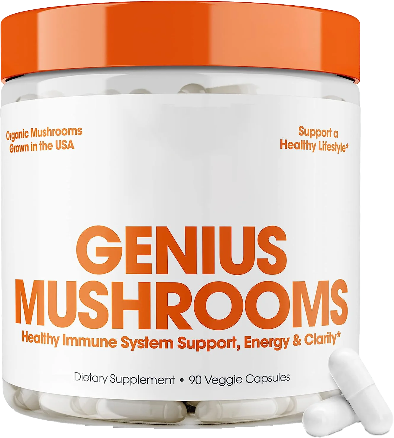 Wholesale Lions Mane Genius Mushrooms Healthy & Longevity Liver & Kidey Support Naturally Lion Mane Mushroom Capsules