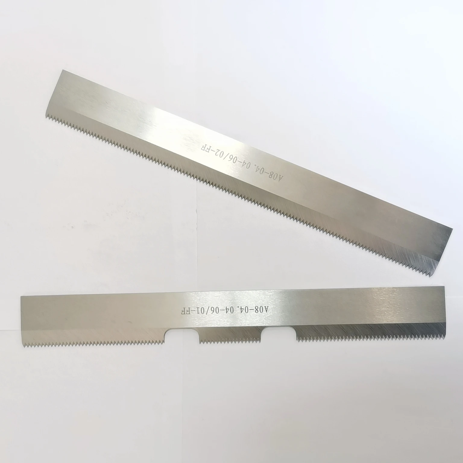 Factory Custom Toothed Machine Knives Straight Serrated Industrial Cutting Packaging Blades Sealing Machine Blade