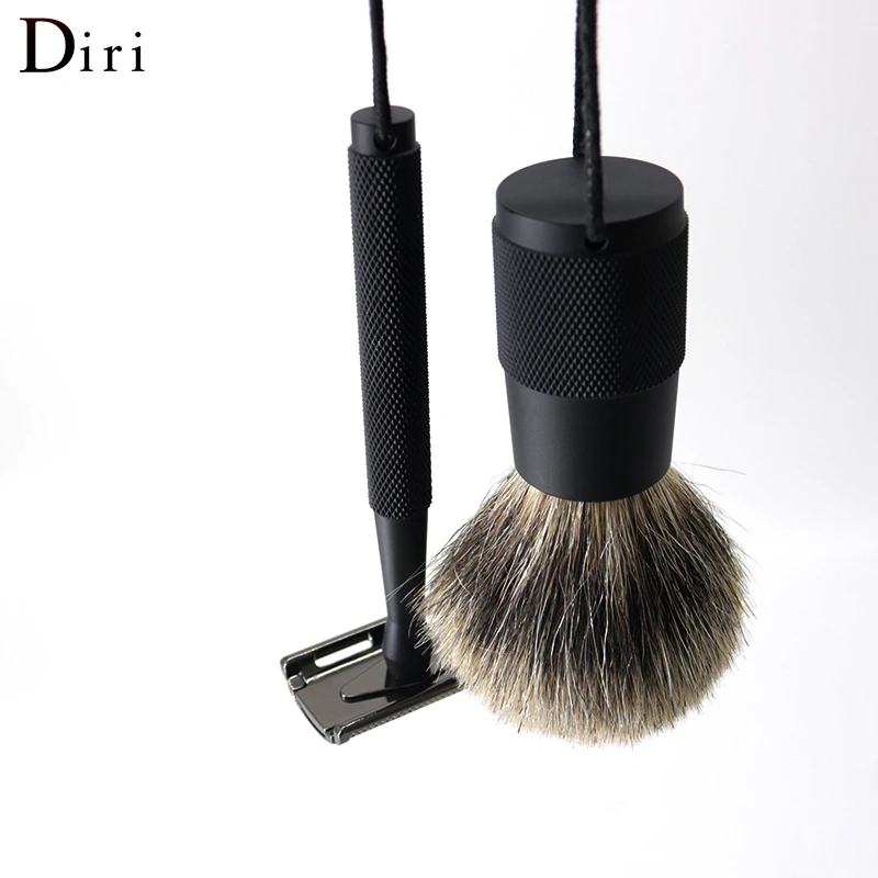 Diri Wholesale Custom Logo Mens Straight Aluminum Handle Shaving Safety Razor
