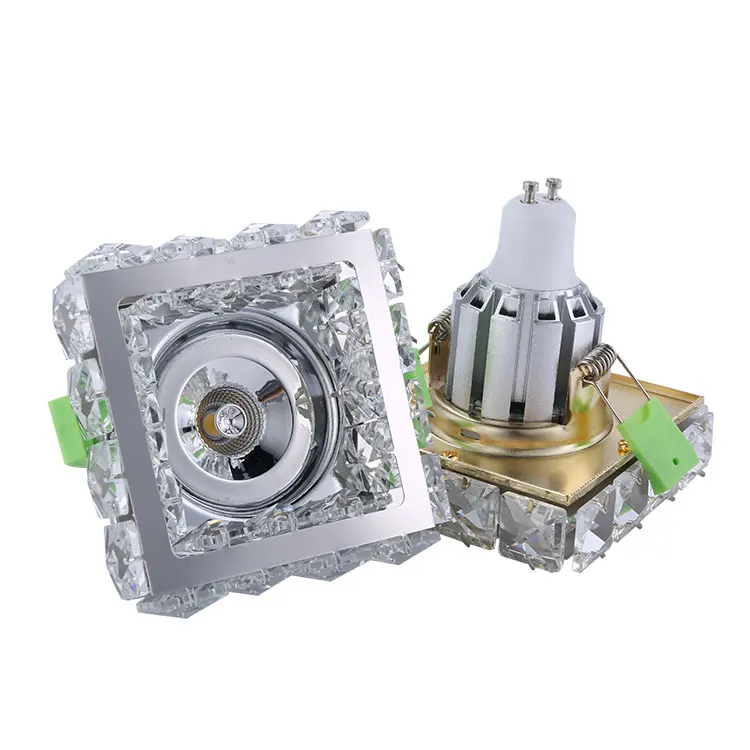 Wholesale Led recessed MR16 spot light frame fixture crystal gu10 spotlight housing