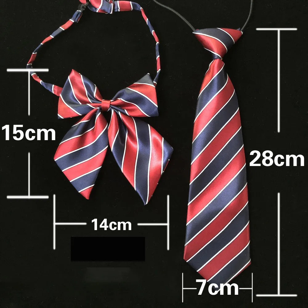 Hot Selling Custom Cheap School Design Ties 100% Polyester Women Cravat Butterfly Ladies Bow Tie Woven Neckties For Students