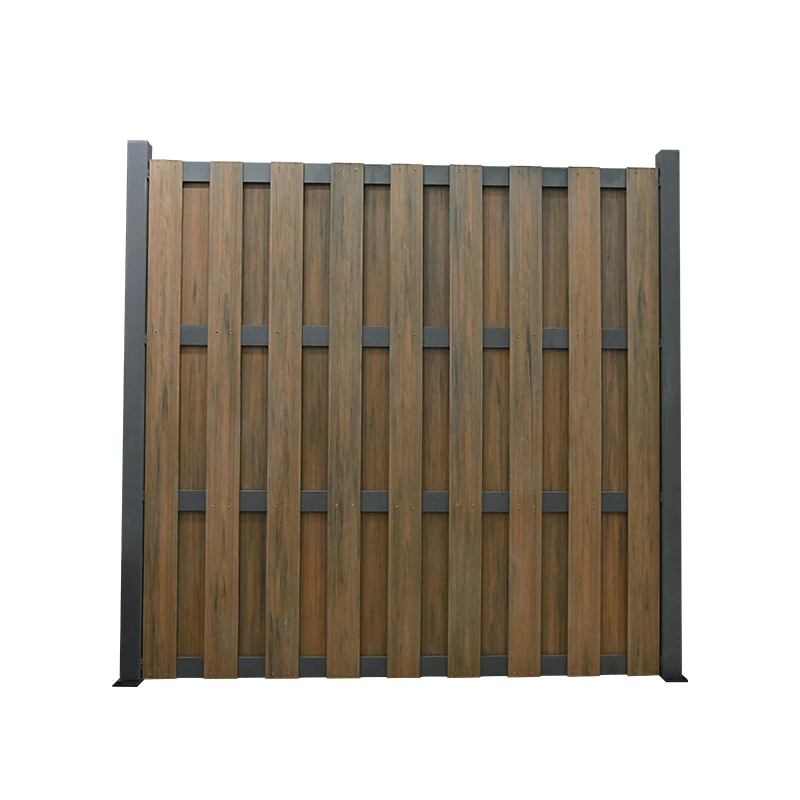 Cheap Price Waterproof Co-extrusion WPC Fence Garden For House/outdoor Garden Fence With Good Quality