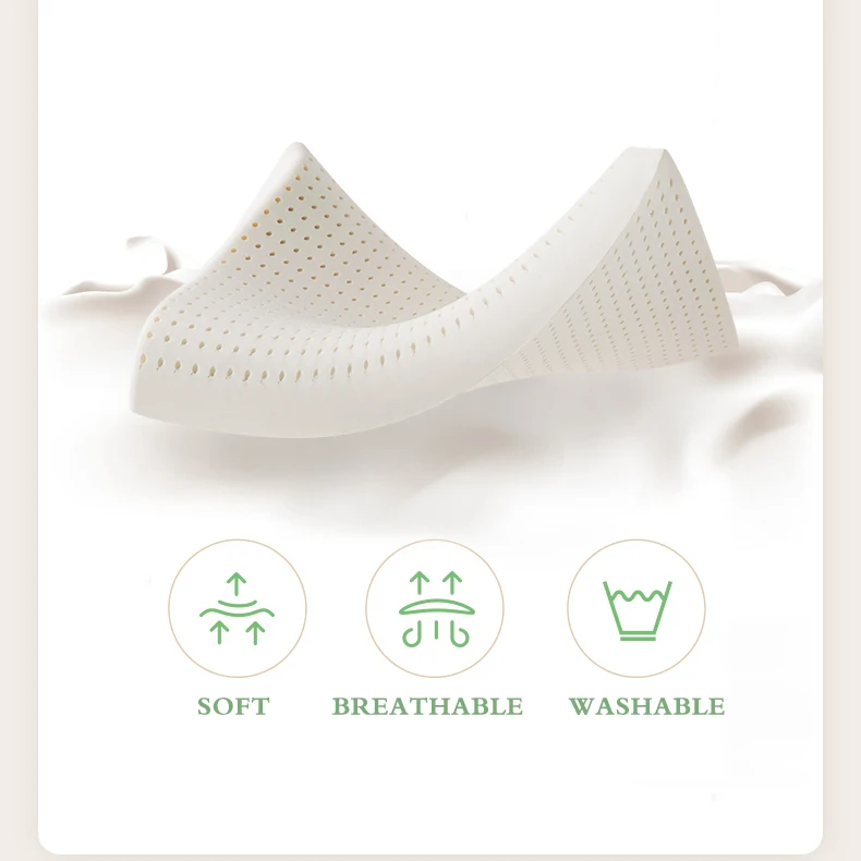 Thailand foam 100% natural latex pillow latex pillow