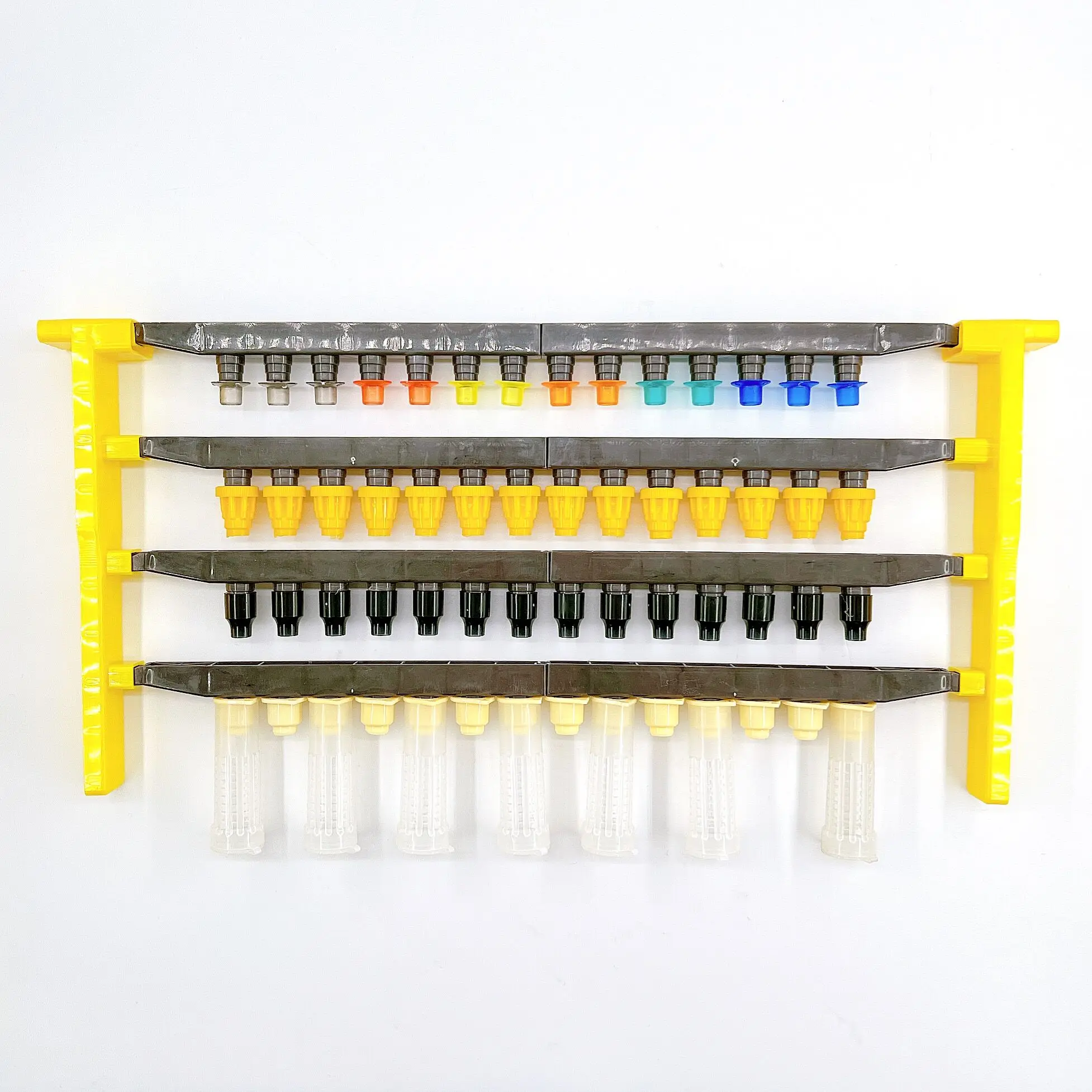 4Pcs Bee Cell Bars Strips Set Base with 2 Frame Surpportor Beekeeping Queen Rearing Tool Supplies for beekeeping work