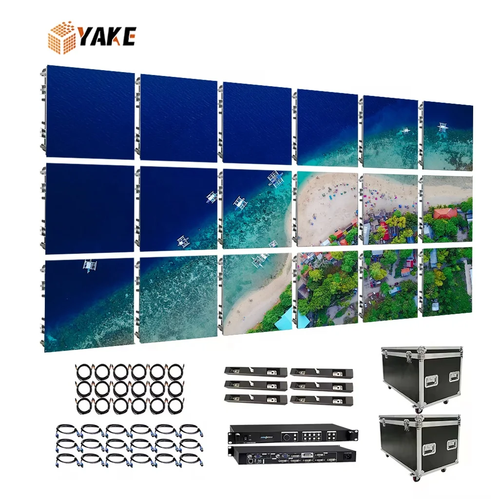 Yake P0.9 P1.5 P1.8 4k 8k Micro Small Screen P1.6 Cob Gob Roe Studio Film LED Led Video Wall Indoor Led Display SDK 2 Years