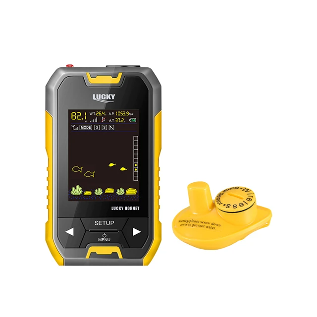 Lucky fish finder FL218TPA-W 3 дюймовый цветной Знаковый дисплей с разъемом Type W Беспроводной датчик